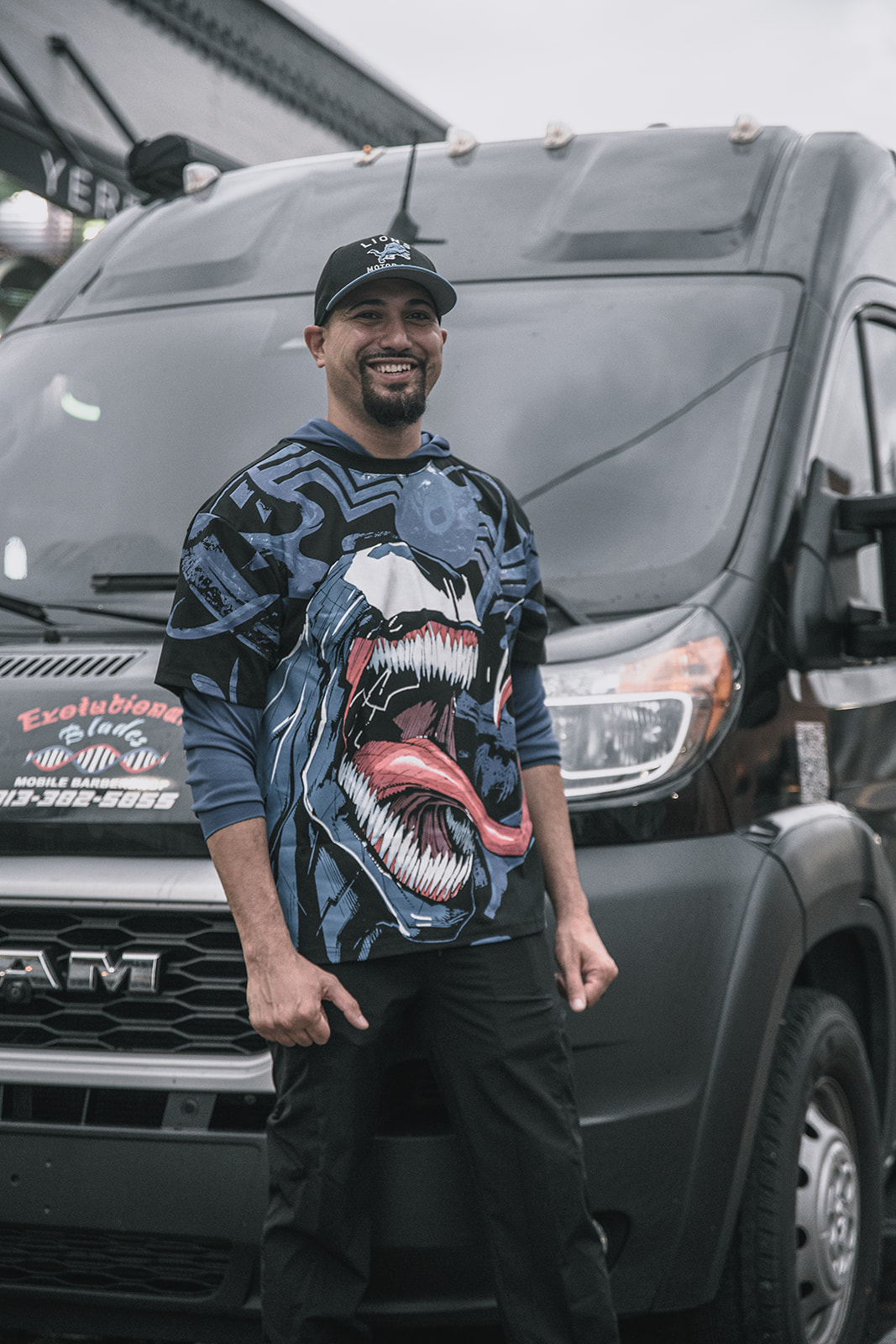 Evolutionary Blades mobile barbershop